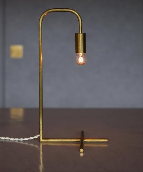 真鍮製テーブルランプ "table lamp"